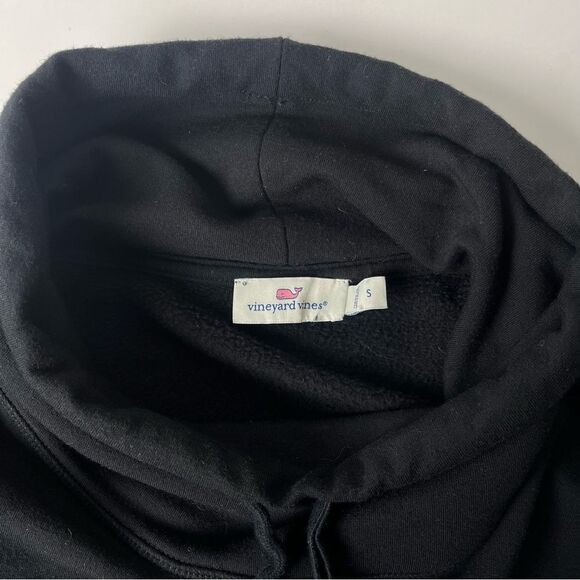 Vineyard Vines Drawstring Sweatshirt Cowl Neck Pullover Minimalist Fashion Small - Picture 7 of 9